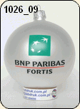 bombka z nadrukiem PNB PARIBAS FORTIS
